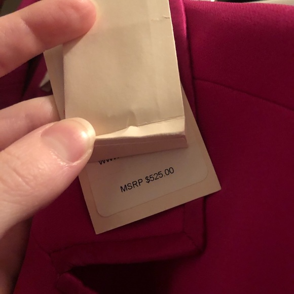 Brand NWT pink button sleeve blazer by cinq a sept - Picture 2 of 14